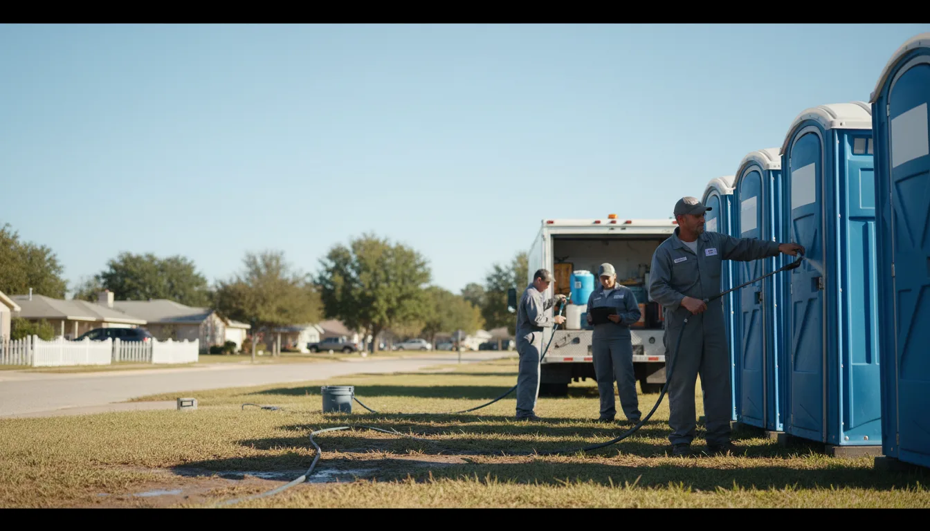 Long-Term Portable Toilet Rental in Edison, GA near me